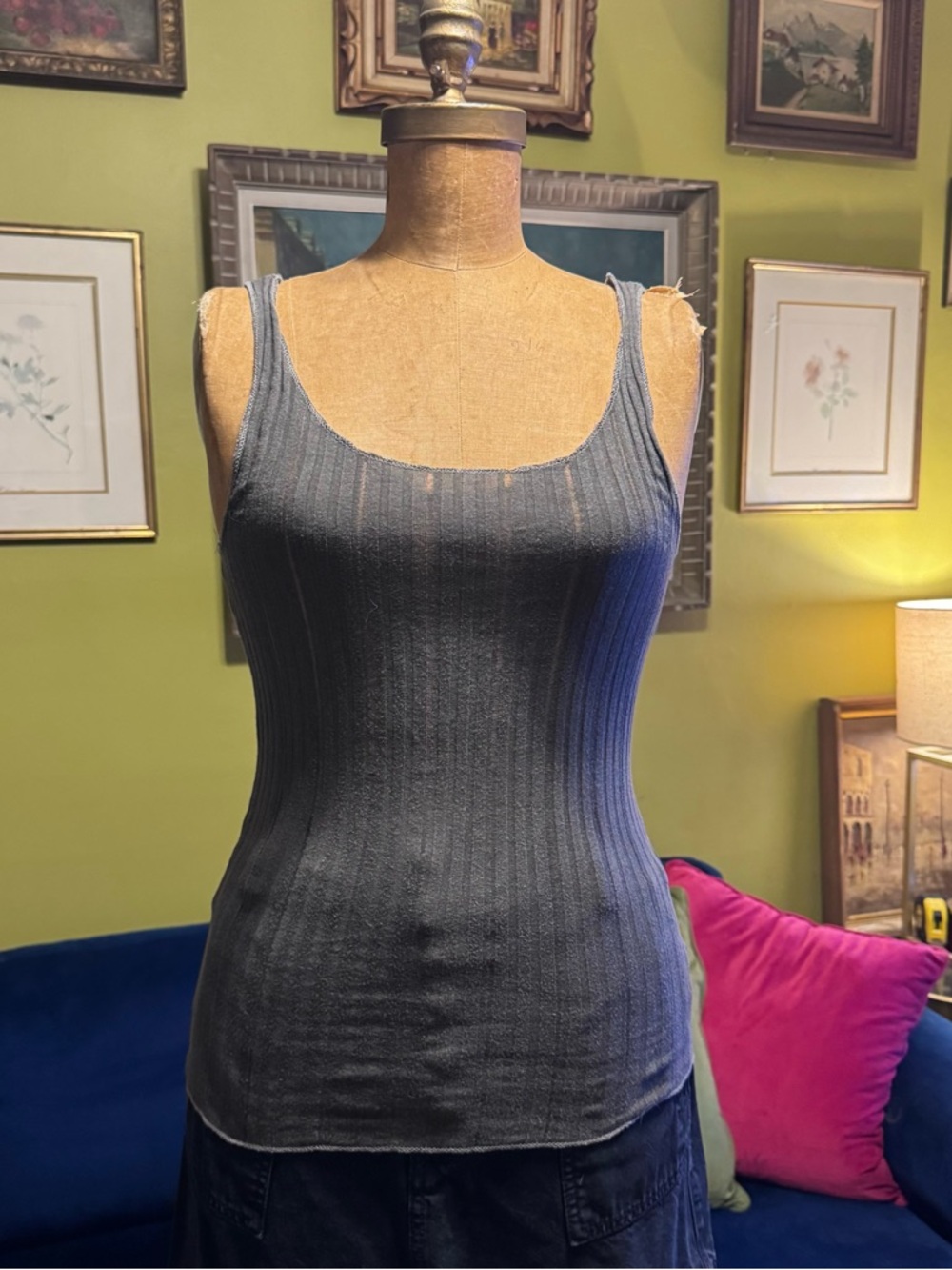 Free people striped Tank Top